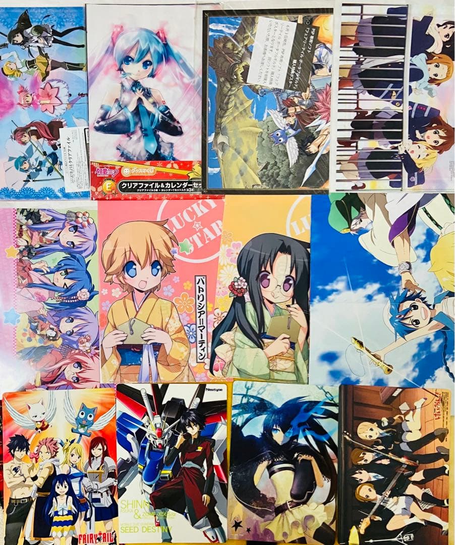 銀魂　クリアファイル/ポスター/雑誌切り抜き等セット