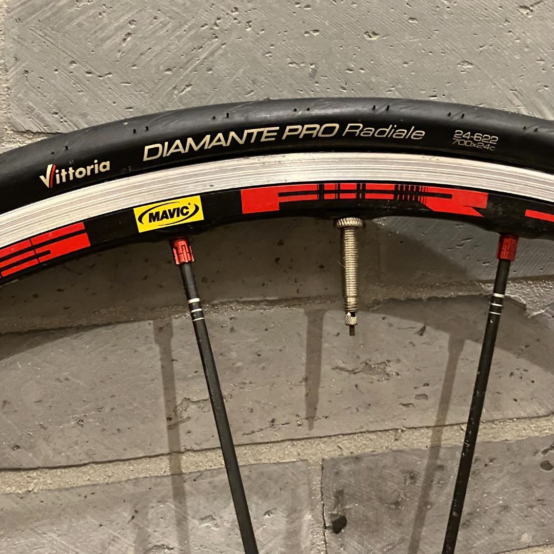 完組ホイール マビック スプロケット、タイヤ付き