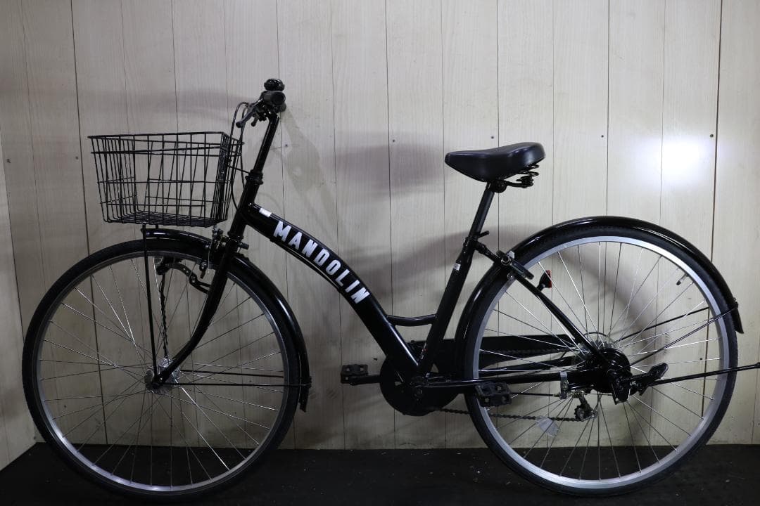 MANDOLINマンドリン 27インチ 6速 AUTO LED軽快シティークロス