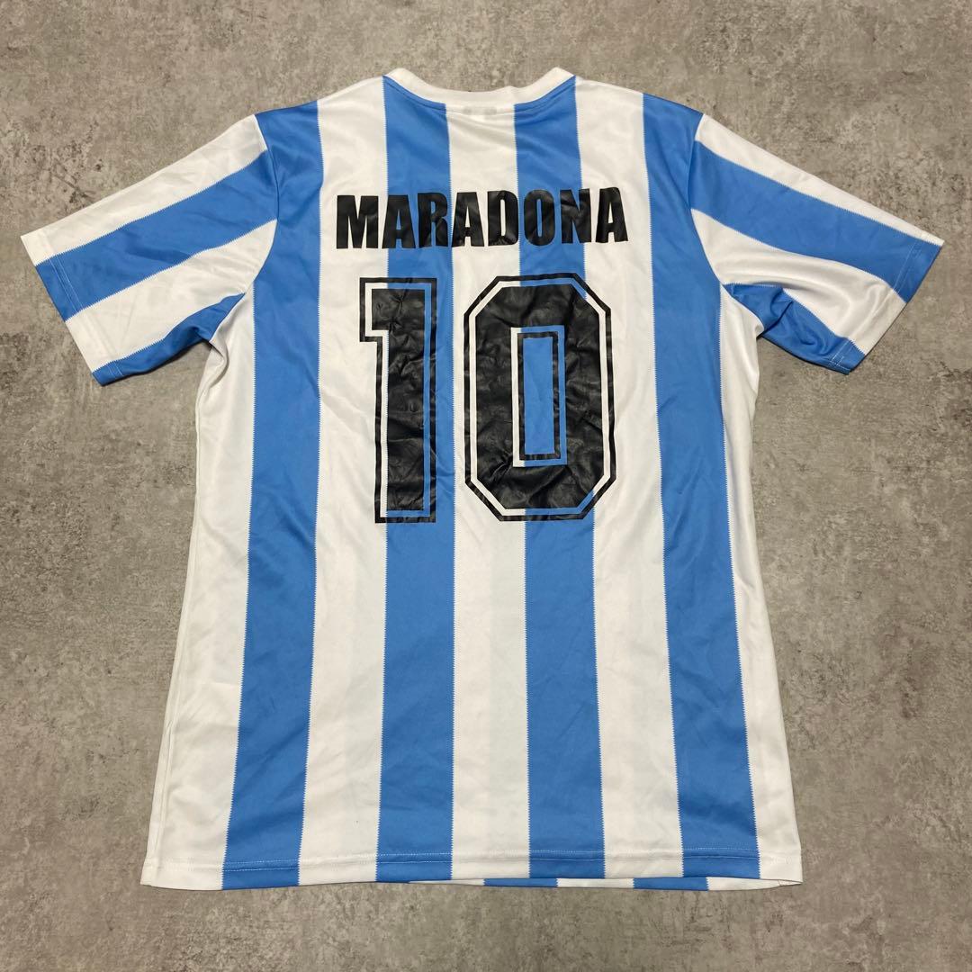 ルコック アルゼンチン代表 マラドーナ ユニフォーム ゲームシャツ 2XL