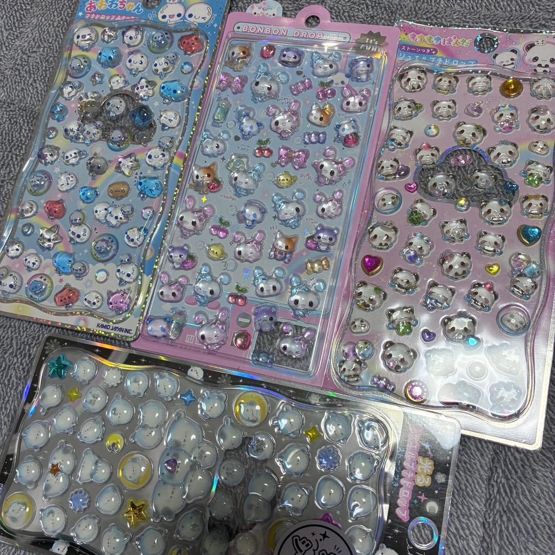 ボンボンドロップシール プチドロップステッカー まとめ売り40枚