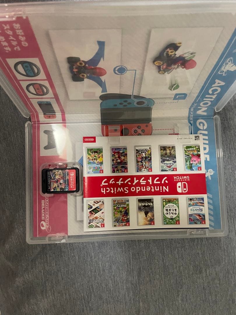 美品！箱無しSwitchマリオカートカセット付き！