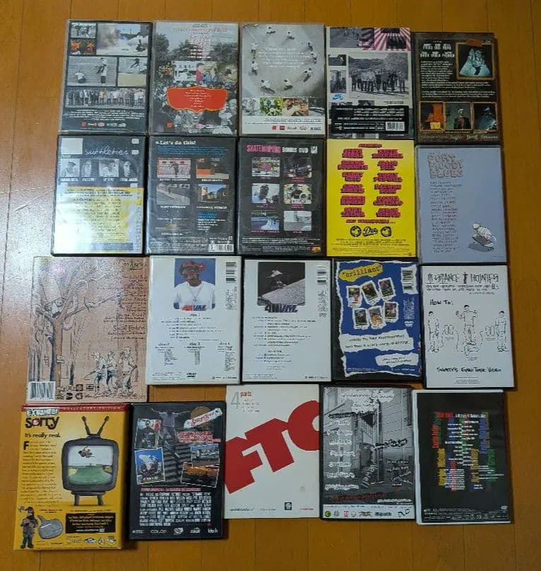 スケートボードDVDコレクション20本まとめ売り