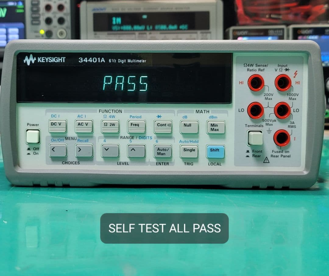 HP/Agilent 34401A 6.5桁 デジタルマルチメーター測定良好