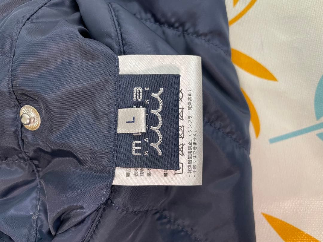 （美品）mutaムータ　海の景色デザイン ジャケットリバーシブルサイズL