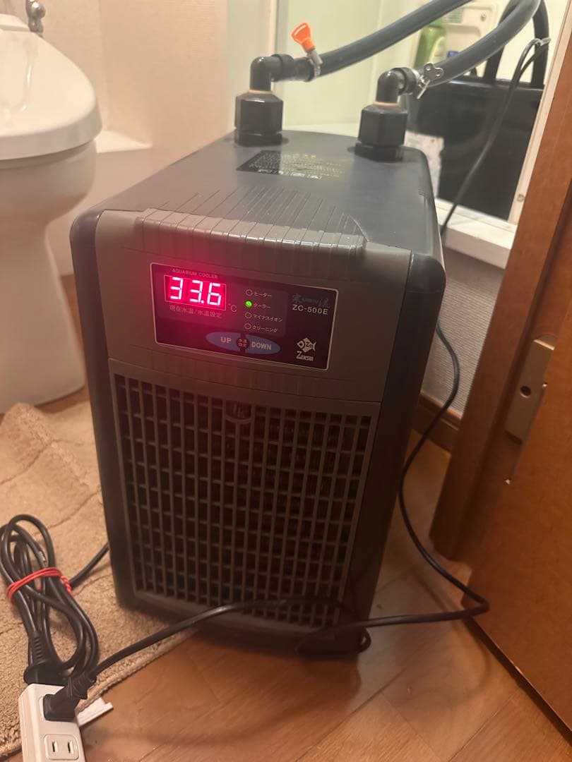 大型水槽用　ゼンスイ クーラー500e 接続用ヒーター付き