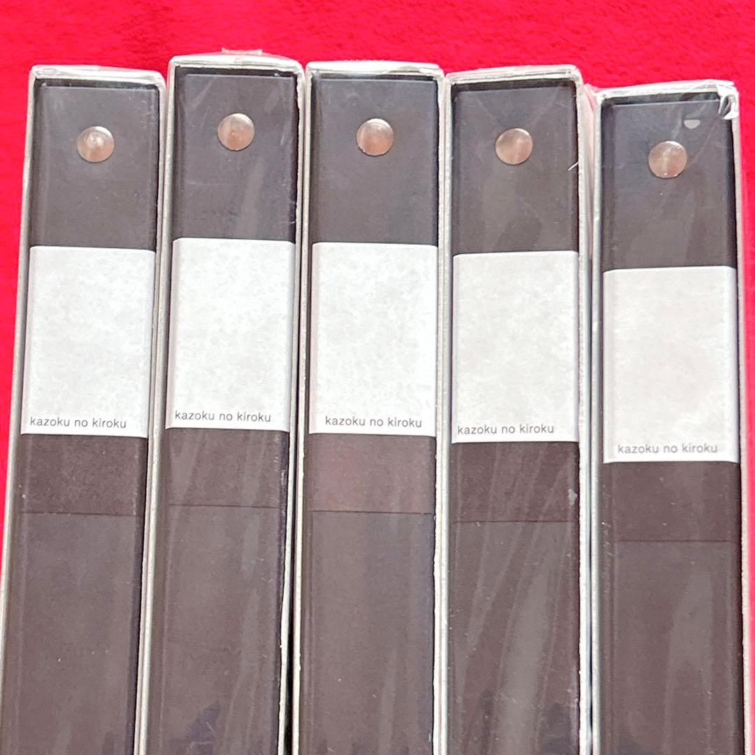 新品FUJIFILM×OUR かぞくのきろく アルバム くろ 5冊セット