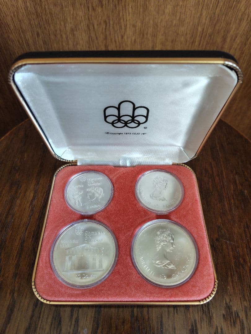 1976年モントリオールオリンピック 記念硬貨4枚セット
