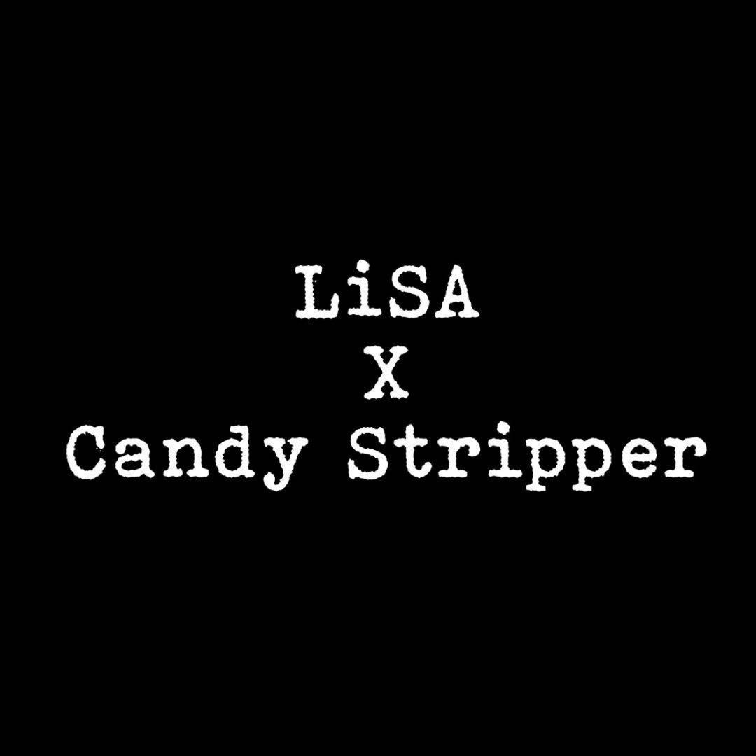 LiSA × Candy Stripper コラボ チェック パーカー