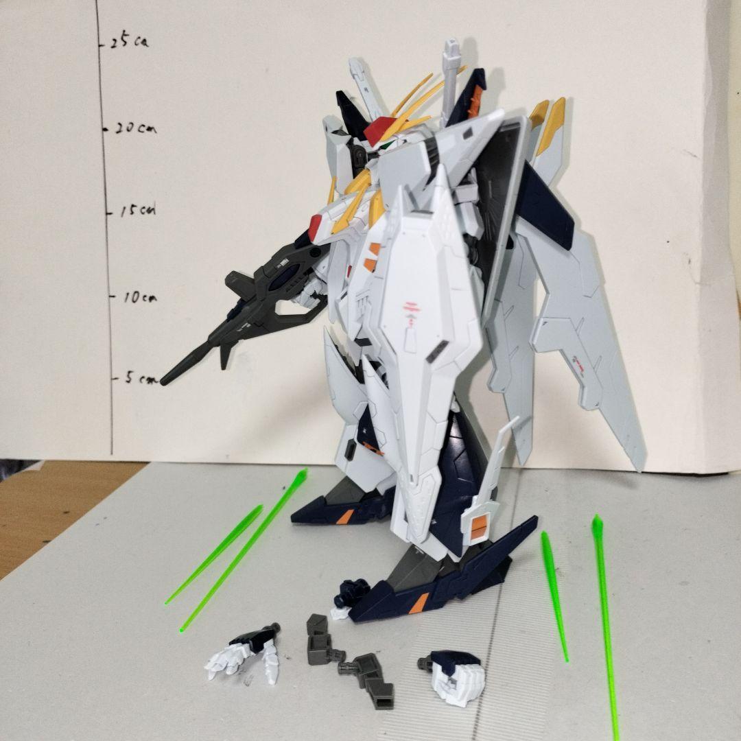HG 1/144 クスィーガンダム 閃光のハサウェイ 塗装完成品 ガンプラ ギギ