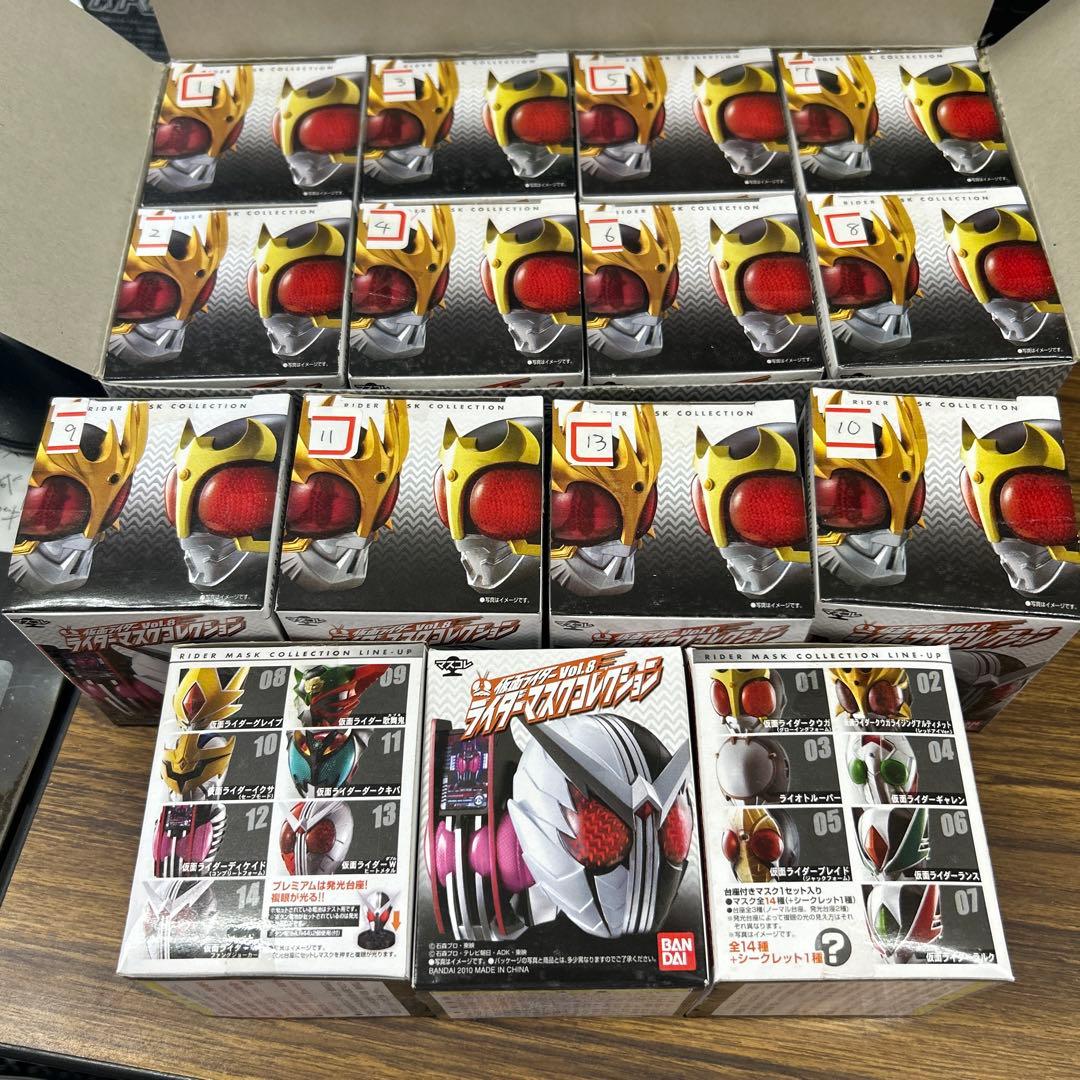 【ほぼ全部内袋未開封】170種ライダーマスクコレクション　ダブり無まとめてセット
