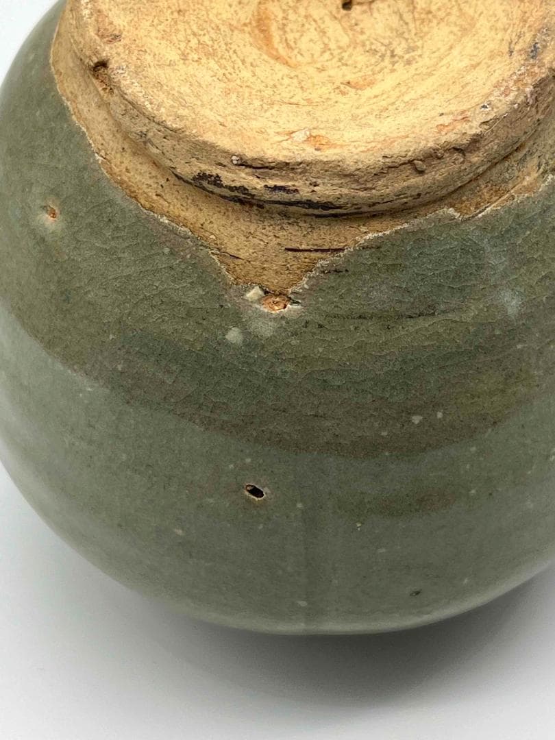 宋時代　青磁高足鉢　茶碗　景徳鎮　唐物　古賞物　時代物(C-67)