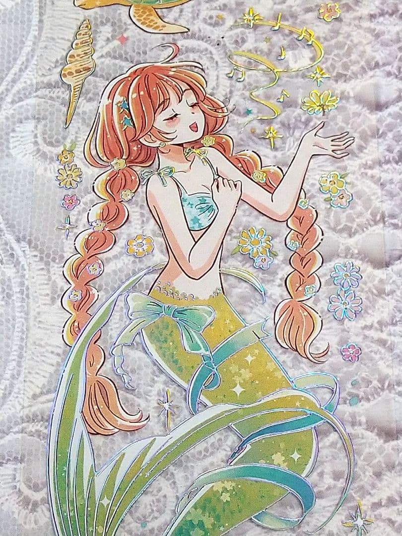 ✩SALE✩J345＃海洋之泪(镭射银)当季限定切り売り海外人物マステ女の子