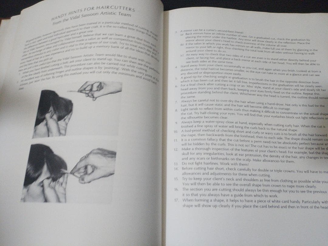 趣味・スポーツ・実用 cutting hair the vidal sassoon way