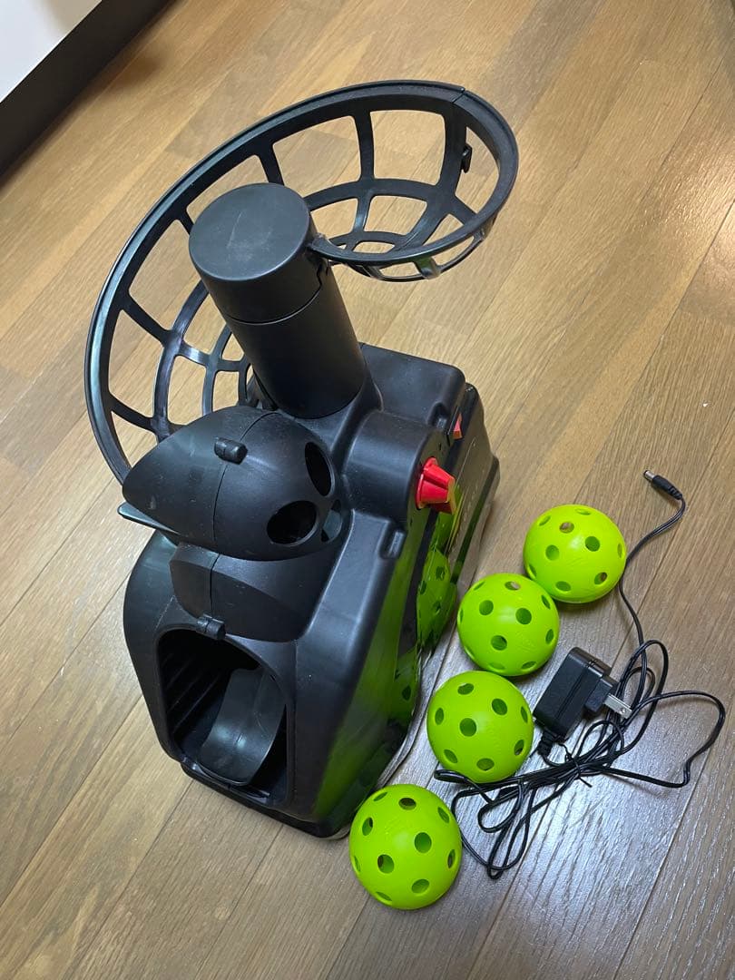 野球 オートリターン・フロントトス トスマシン+専用ネット+穴あきボール4個