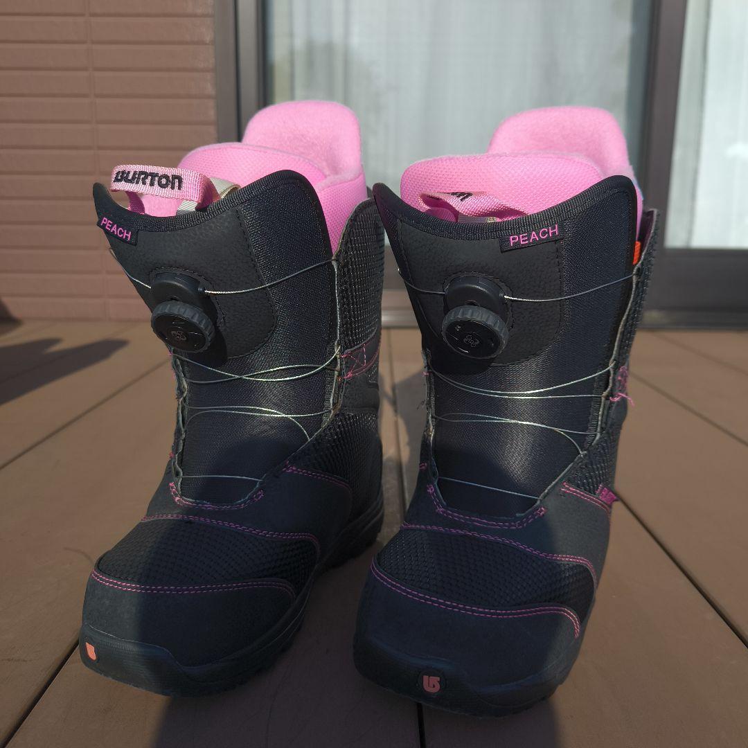BURTON PEACH スノーボードブーツ 女性用 ブラック/ピンク