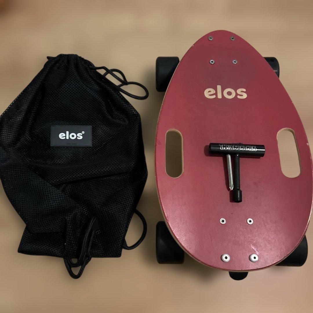elos スケートボード 卵型 赤　イロス　おまけ付き