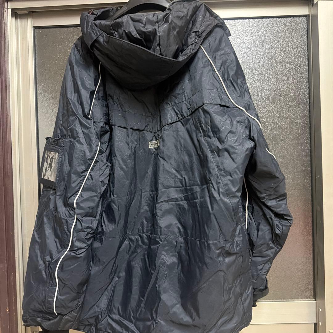 ブラック スキーウェア ジャケットとパンツセット