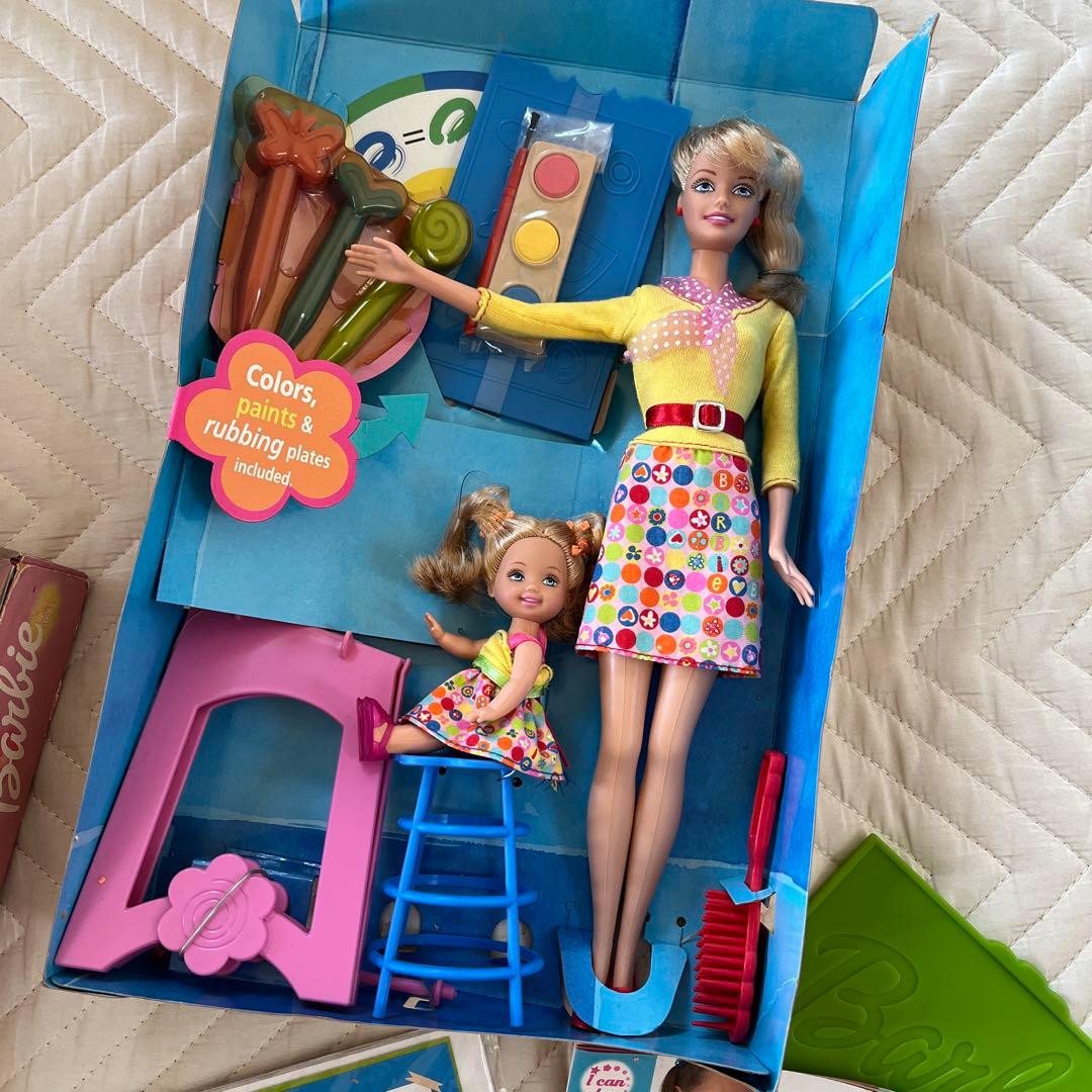 年代物　新品未開封バービー人形とバービー&ケリーセット