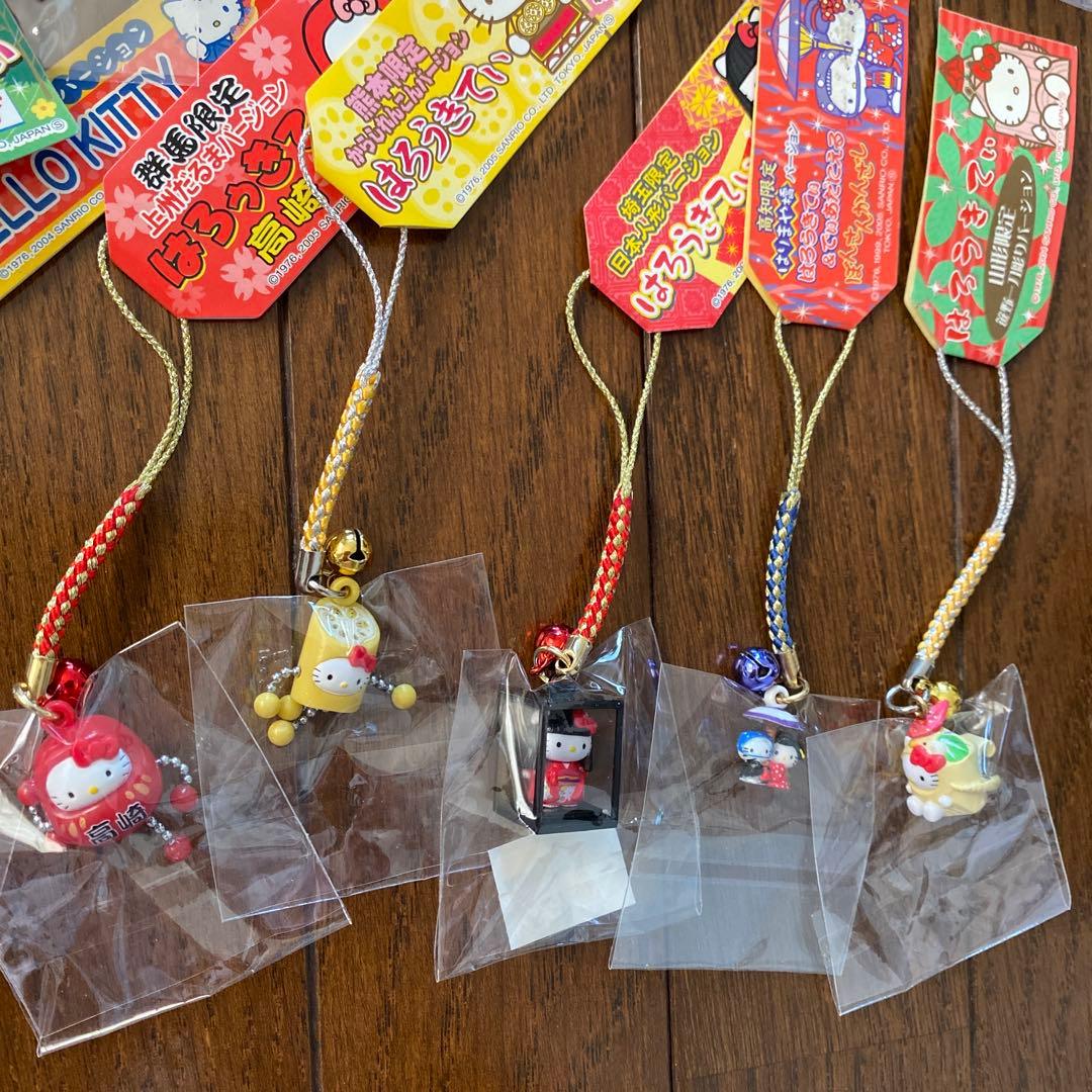 ハローキティ　ストラップ　ご当地　根付け　68点まとめ売り