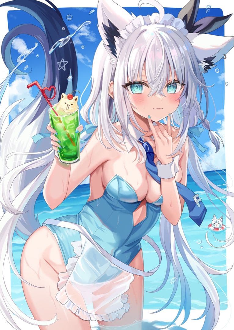 のりしを サークルポスター 3点セット 白上フブキ ホロライブ ブルーアーカイブ