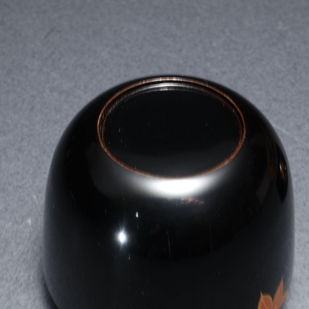 中棗　雲錦蒔絵　桜と紅葉　表完　共箱　R1685