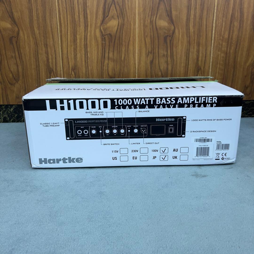 ❶Hartke LH1000 ベースアンプ ❷❸スピーカー❹ラック同時ご購入