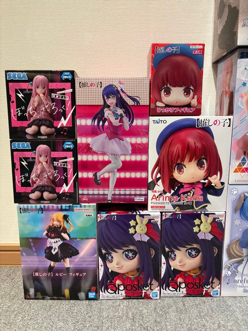 【未開封】リゼロ 推しの子 ぼっち•ざ•ろっく …その他フィギュアまとめ売り