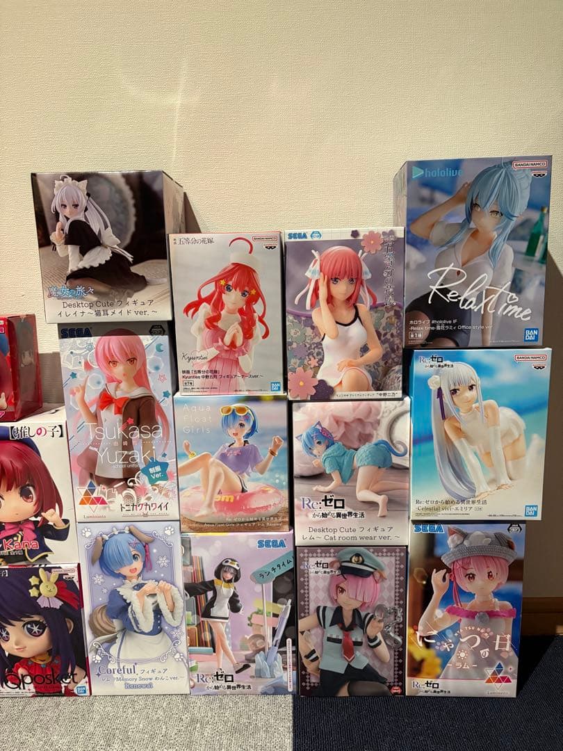 【未開封】リゼロ 推しの子 ぼっち•ざ•ろっく …その他フィギュアまとめ売り