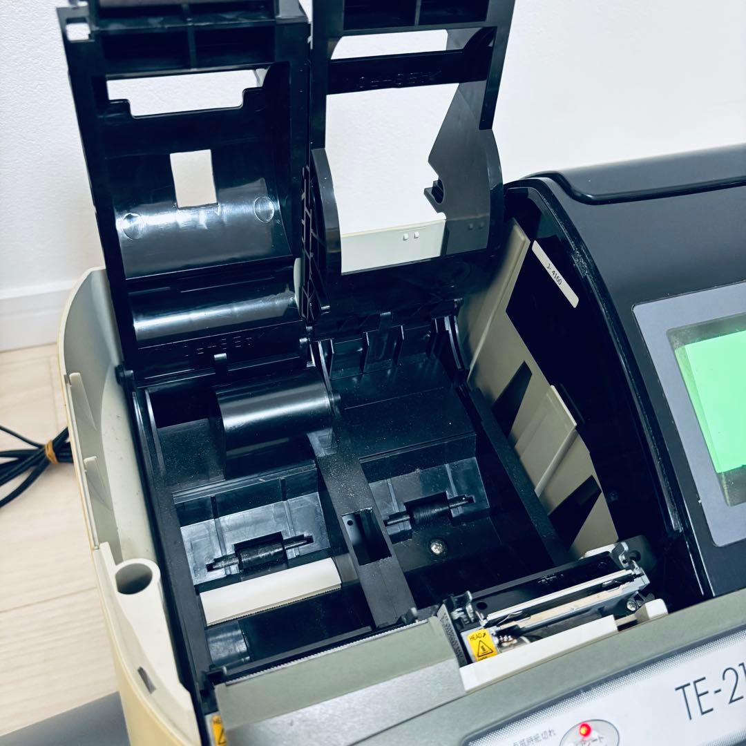 CASIO TE-2100 電子レジスター 鍵付き 取扱説明書あり 現状品