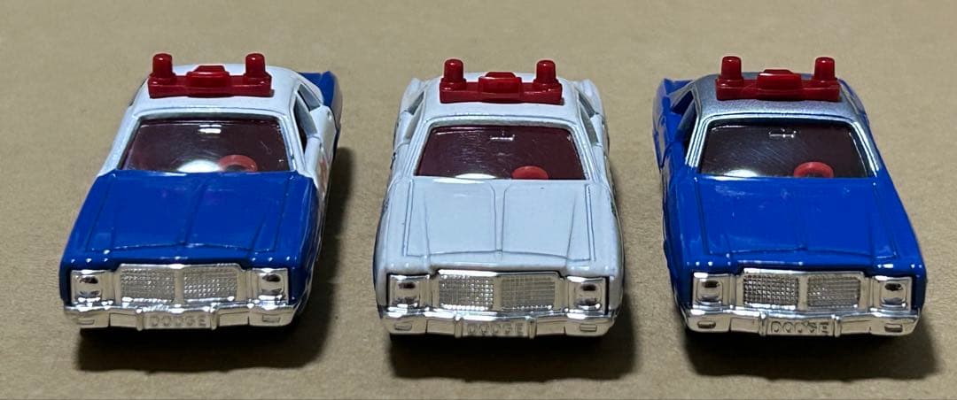 日本製 トミカ ダッジコロネット カスタム ポリスカー 3台セット