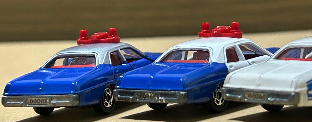 日本製 トミカ ダッジコロネット カスタム ポリスカー 3台セット