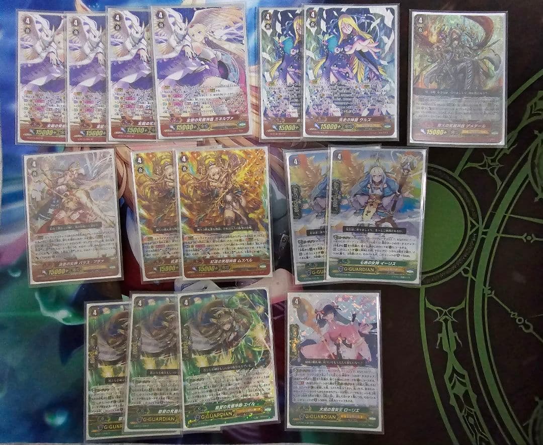 ミネルヴァ高レアデッキ+パーツ Pスタン Gスタン スリーブ3種