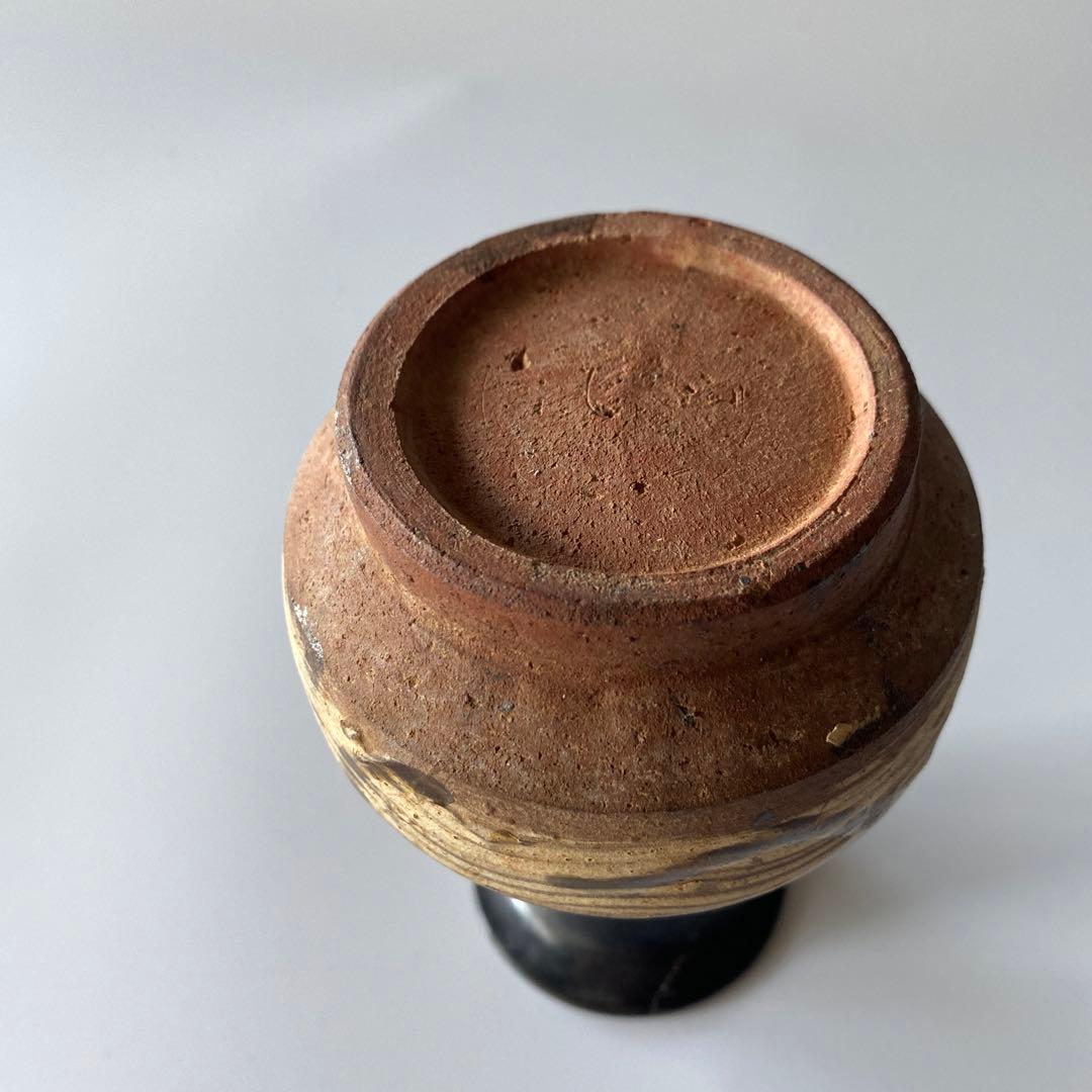 古唐津 唐津焼 岸岳系 花瓶 花器 花入れ 仏花瓶