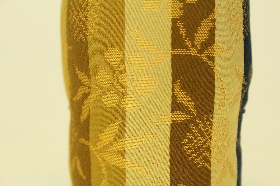 茶道具 黒織部 茶入 瑞光窯 辰ニ共箱 美品(A768)