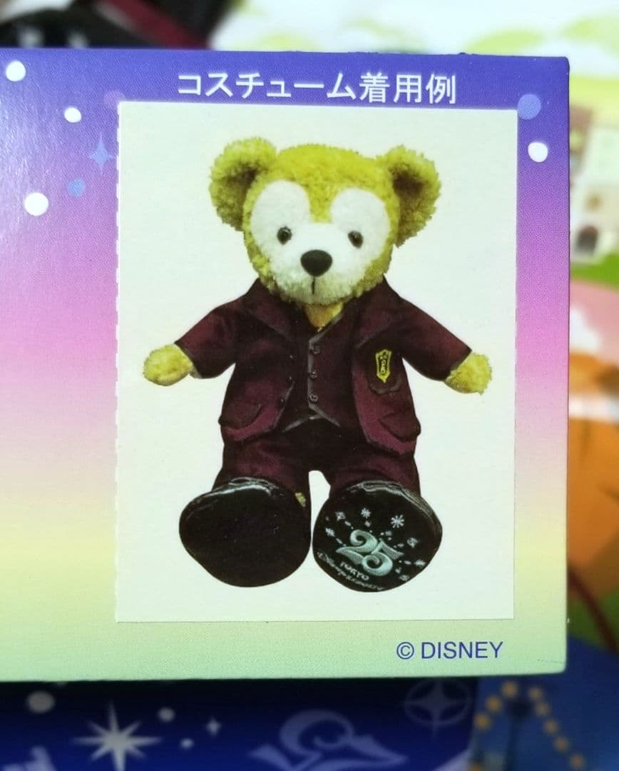 未使用★台紙付　ダッフィー　25周年記念　キャストコスチューム　タワーオブテラー