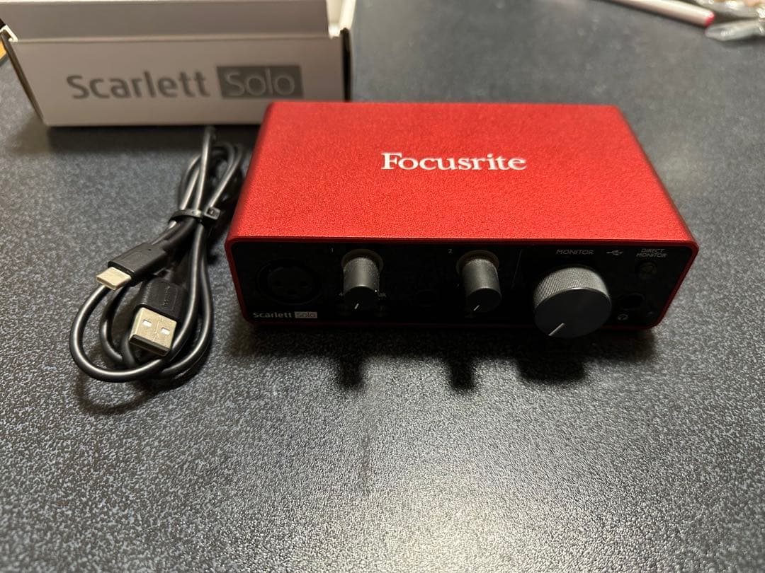 DTM・DAW FOCUSRITE Scarlett Solo (gen. 3)