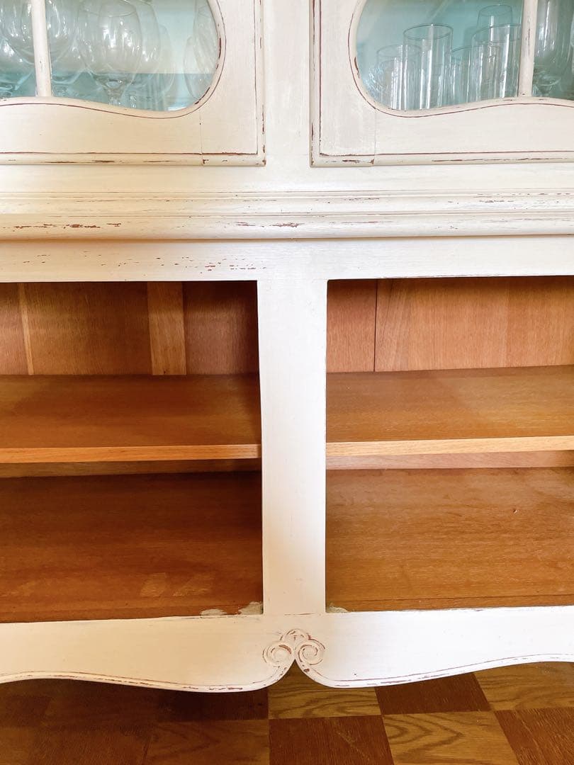 フランス アンティーク キッチンキャビネット カップボード 食器棚 ブロカント