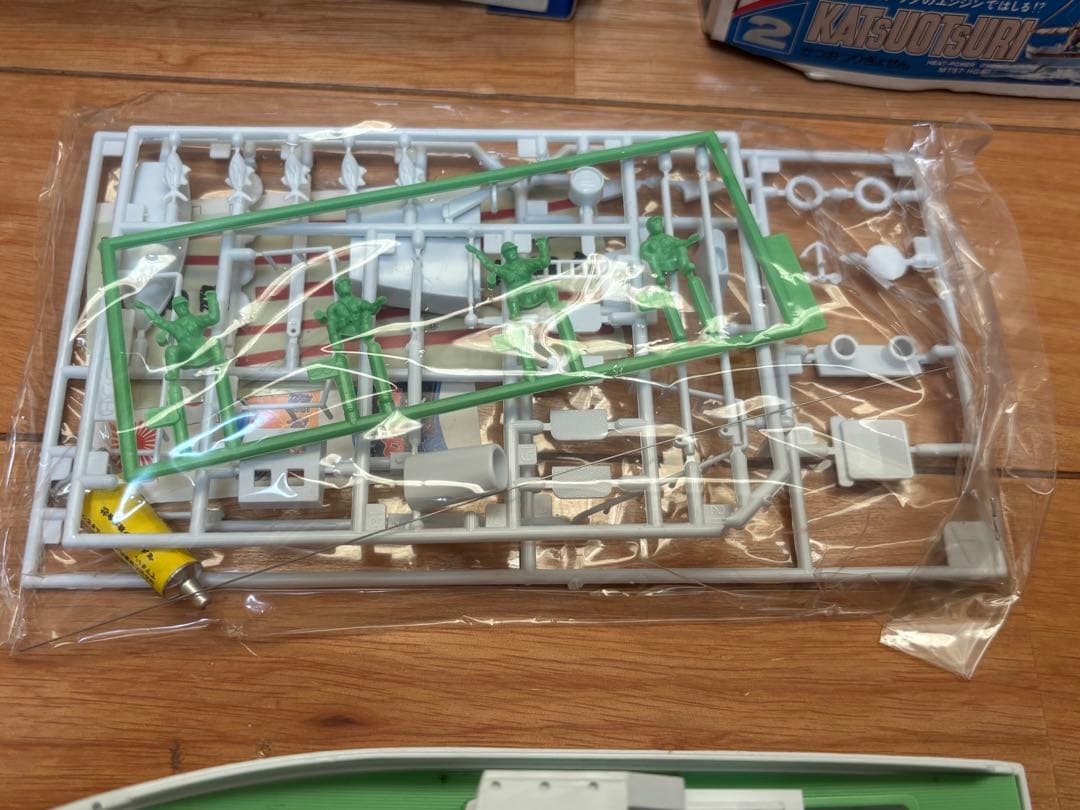 当時物 マルイ ローソクで走る ヒートパワー 鰹釣り漁船 未組立 絶版レア