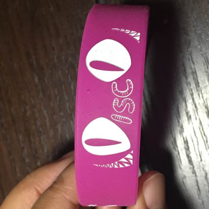 ★売り切れました★the telephones ラバーバンド パープル★