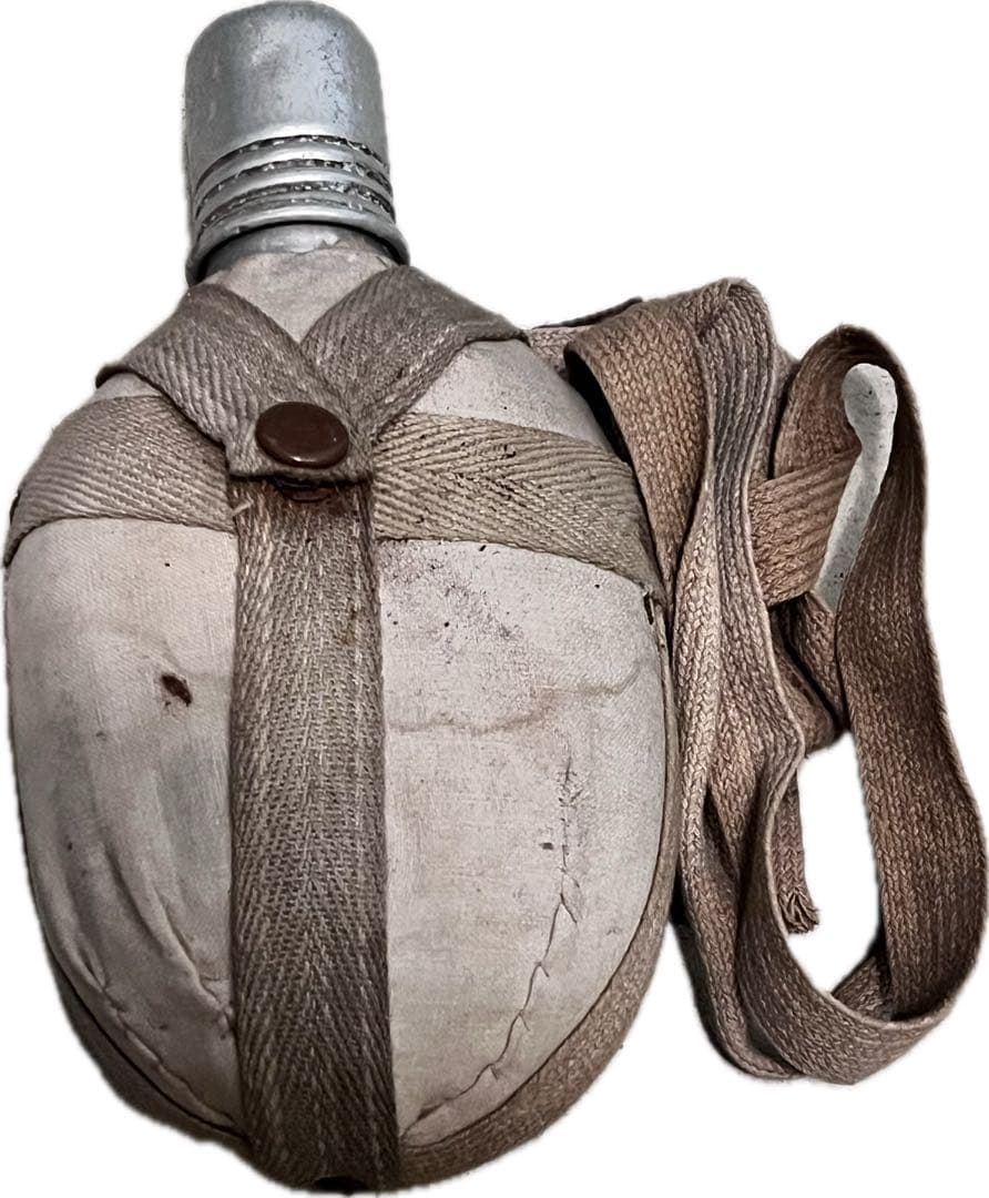 旧日本軍装備品 ヘルメット 飯盒 水筒 4点セット 昭和16年刻印 当時物 骨董