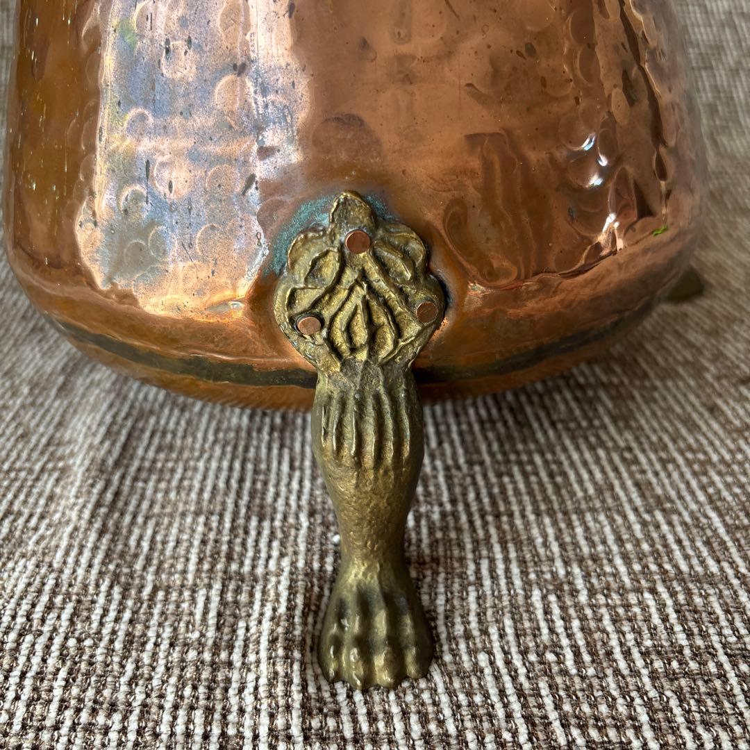 銅製ポット　桶　置物　古道具