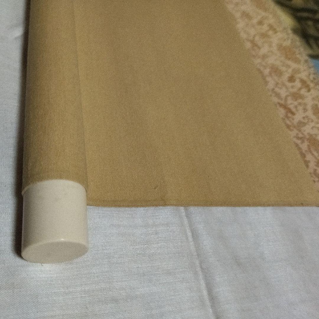 模写　掛軸　横山大観　朝島鶴　共箱有　骨董