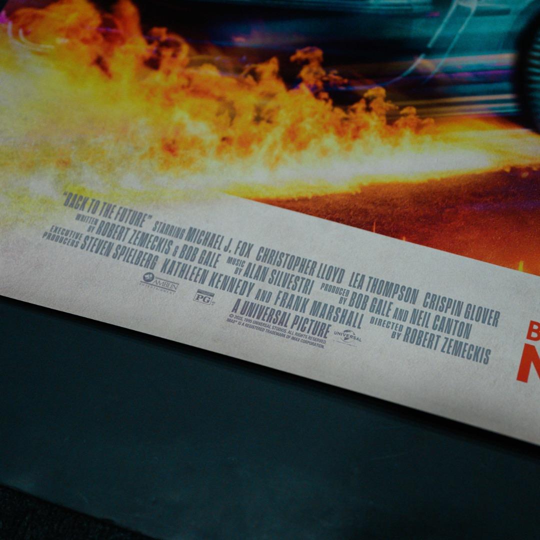 【映画館用両面ポスター】バック・トゥ・ザ・フューチャー公開40周年限定　IMAX
