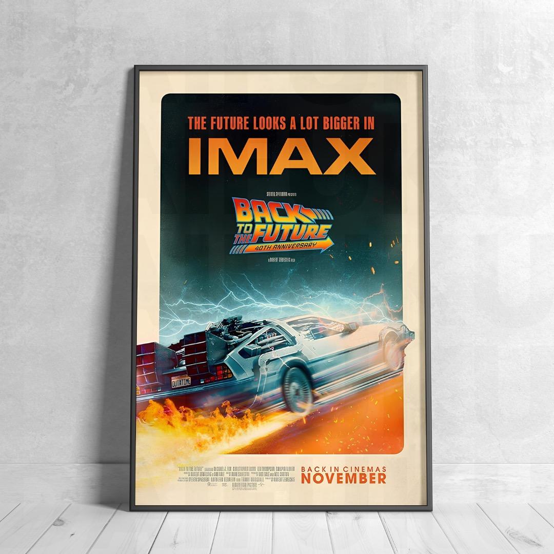【映画館用両面ポスター】バック・トゥ・ザ・フューチャー公開40周年限定　IMAX