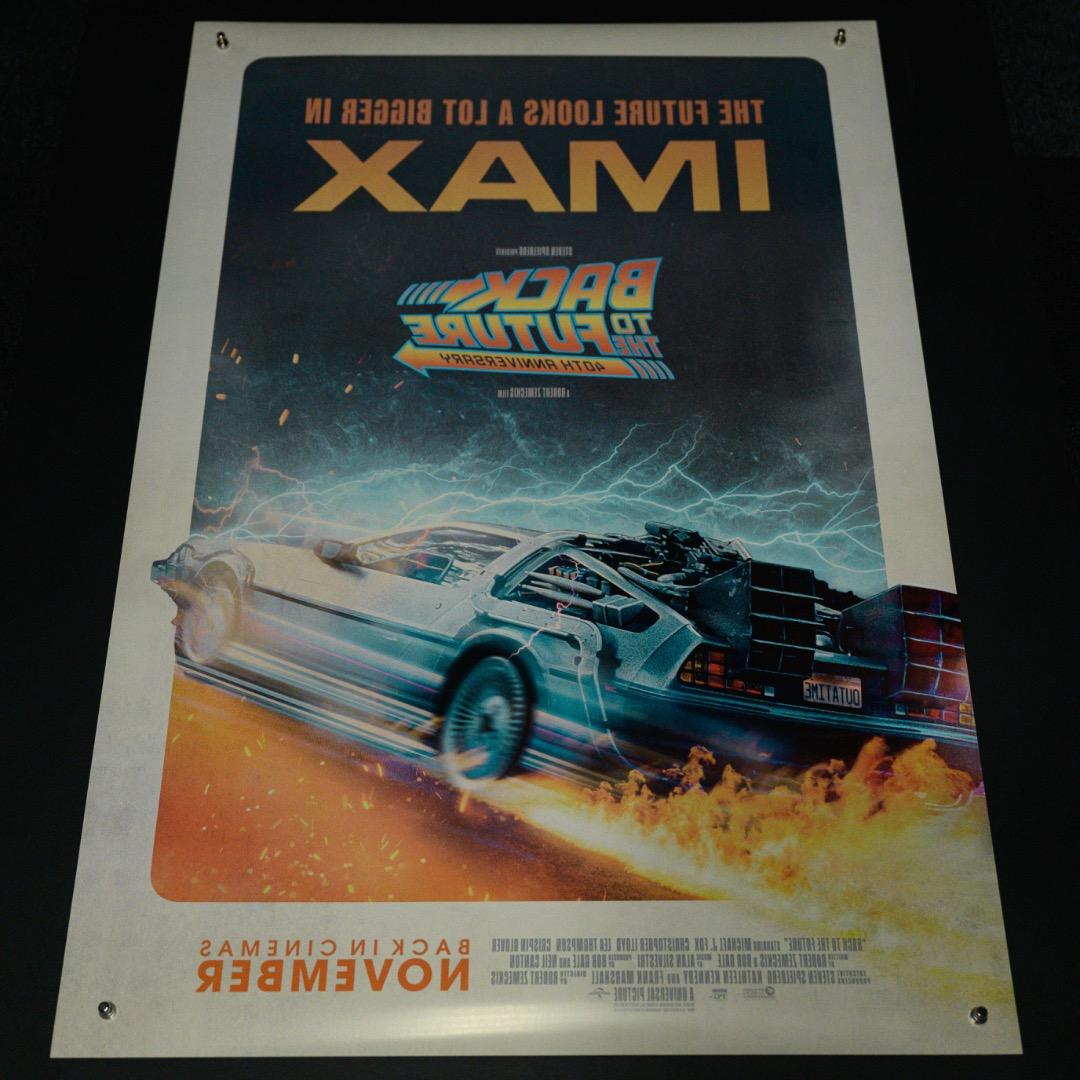 【映画館用両面ポスター】バック・トゥ・ザ・フューチャー公開40周年限定　IMAX