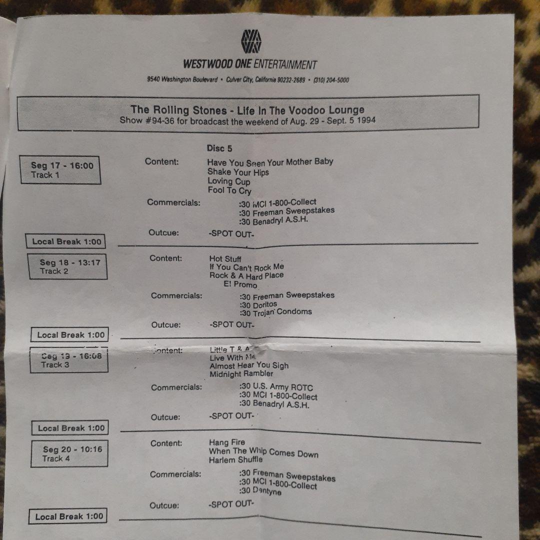 洋楽 THE ROLLING STONES Life In The Voodoo...