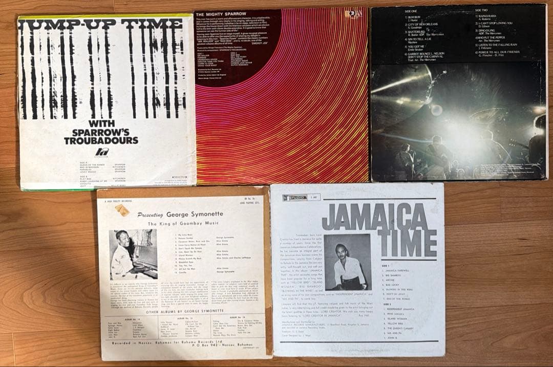 Mighty Sparrow他 calypso レコード ５枚セット
