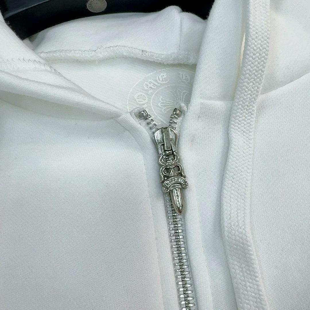 新品未使用CHROME HEARTS ホワイトパーカーM