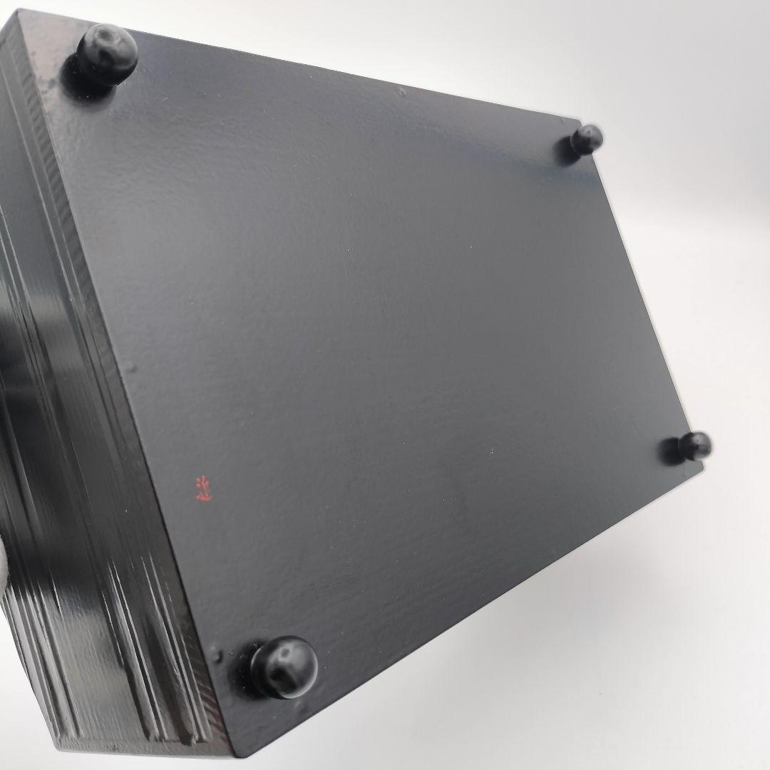 a608　莨盆　櫛型　粒足　妙心斉好写　表千家7代　川端　近左　茶道具　古物